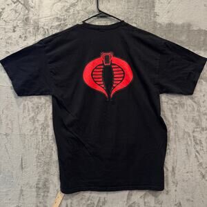 GI Joe Cobra ShoePalace Graphic Tee XL | Vintage Action Figure tee Flaw: Hole